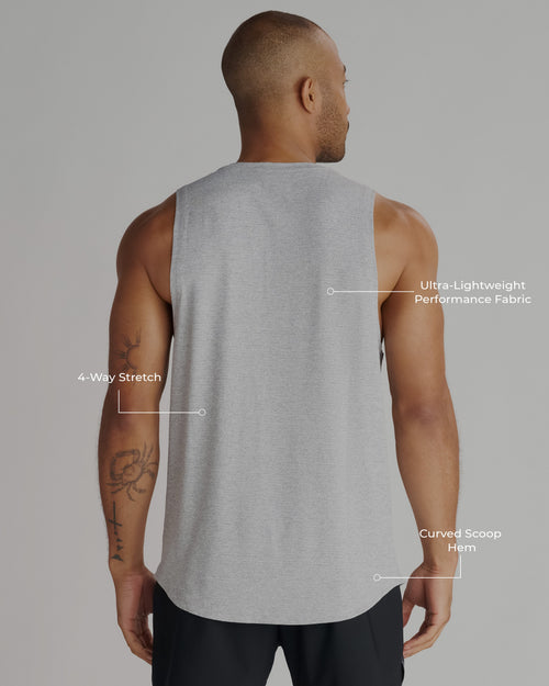 Aion-Lite™ Tank - Grey Marl