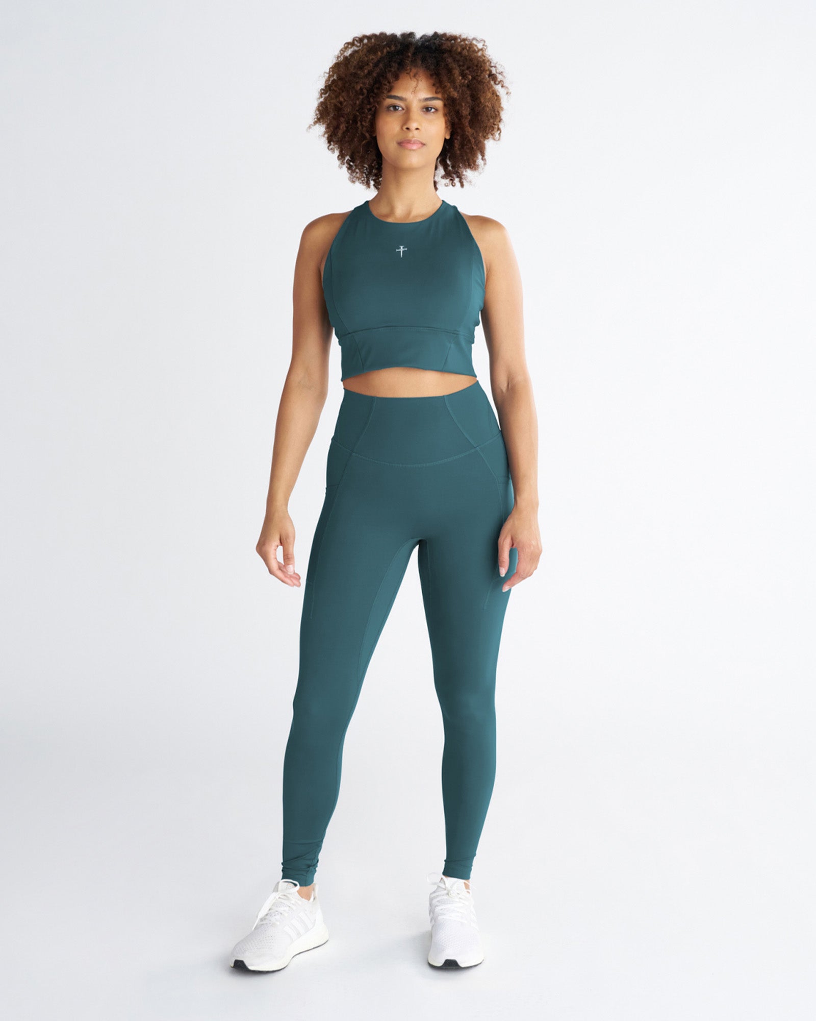 Endura-Train™ Longline Bra - Teal